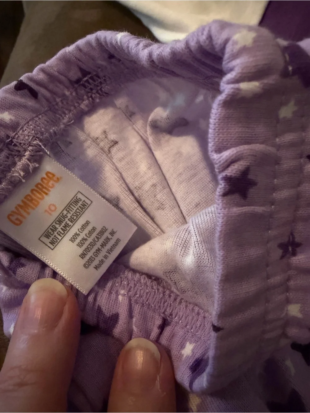 NWOT Gymboree White & Purple Ballerina 'Love to Sparkle' Pajama Set
